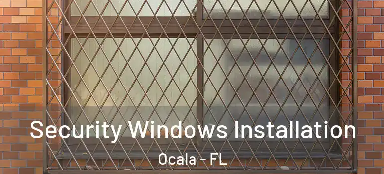  Security Windows Installation Ocala - FL